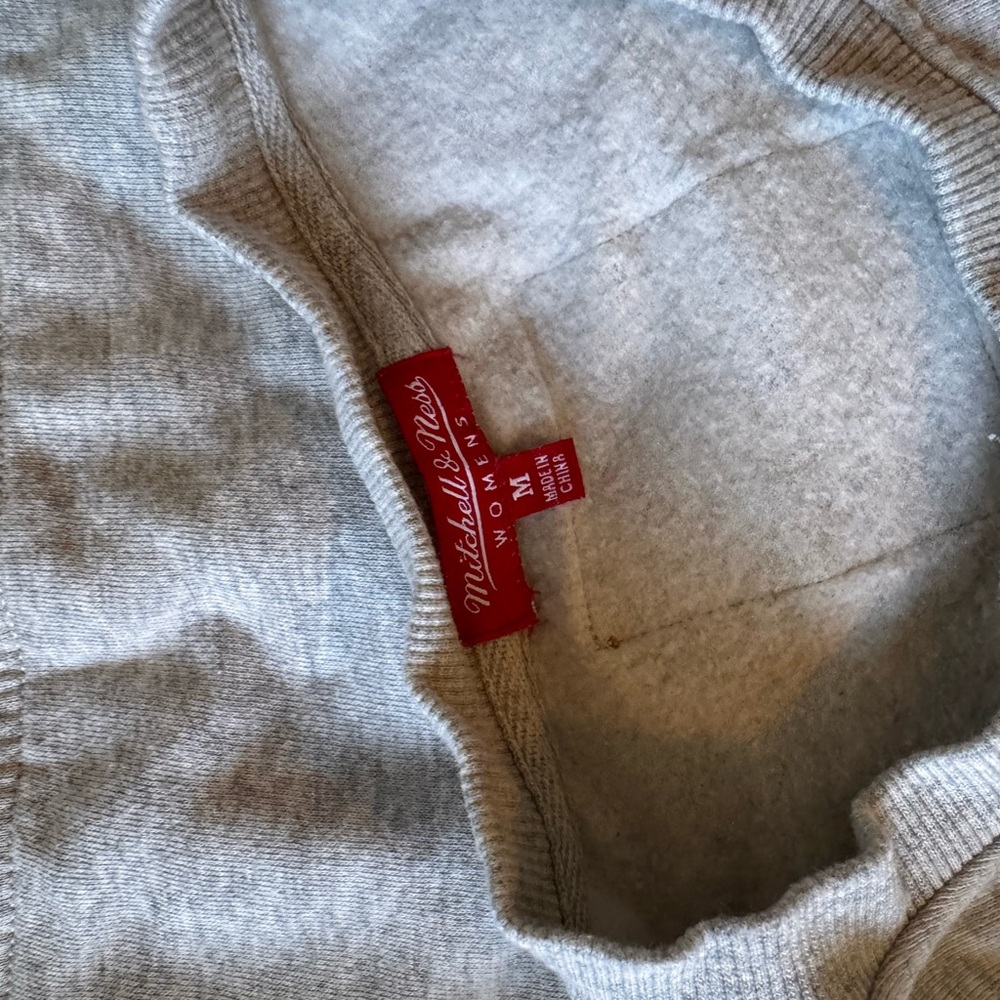 Mitchell & Ness Gray CUBS Cooperstown Collection Sweatshirt - Picture 4 of 8